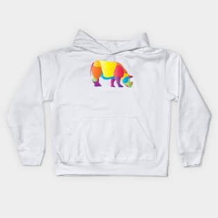 Paper Craft Rhino Kids Hoodie